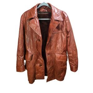 Gordon & Ferguson Men's Leather Coat Jacket 38